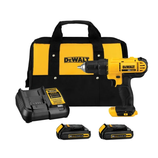 DEWALT DCD771C2 20V Compact Drill/Driver Kit