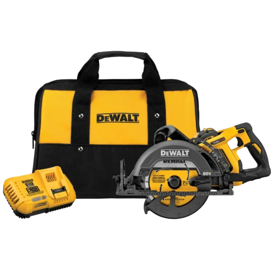 DEWALT DCS577X1 60V 7-1/4" Worm Drive Saw Kit