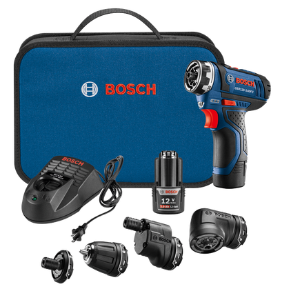 Bosch GSR12V-140FCB22 12V FlexiClick Drill Kit